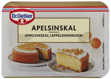 Appelsinskall Kandiserte 100g Dr.Oetker