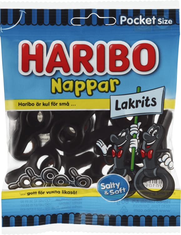 Nappar Lakris 80g Haribo