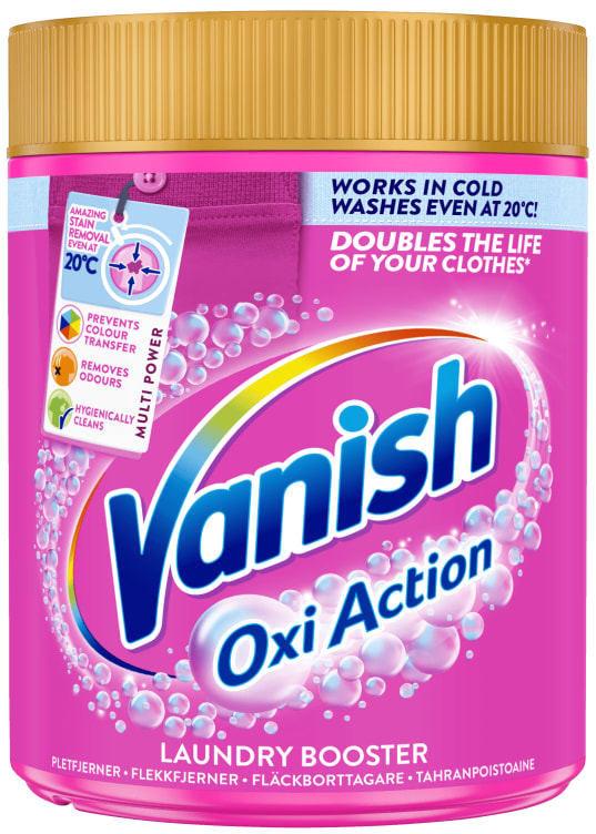 Bilde av Vanish Oxi Action Gold Rosa 470g