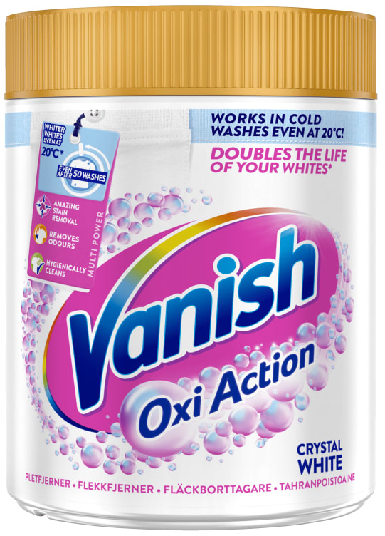 Vanish Oxi Action Gold Hvit 470g