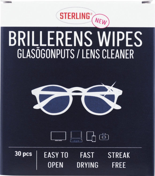 Brillerenseserviet 30stk Sterling