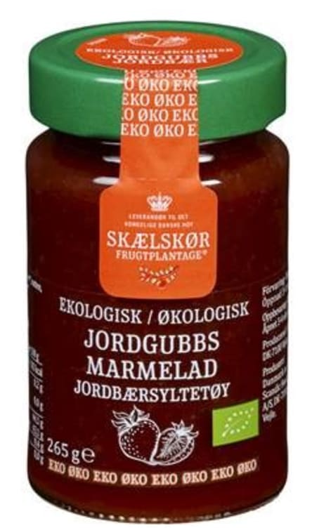 Jordbærmarmelade Økologisk 265g Skælskør