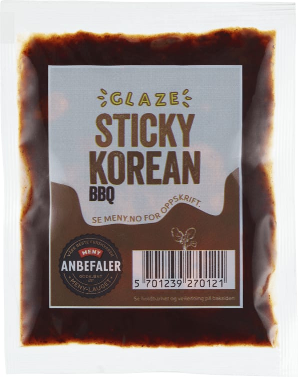 Sticky Korean Bbq Glaze 50g Meny