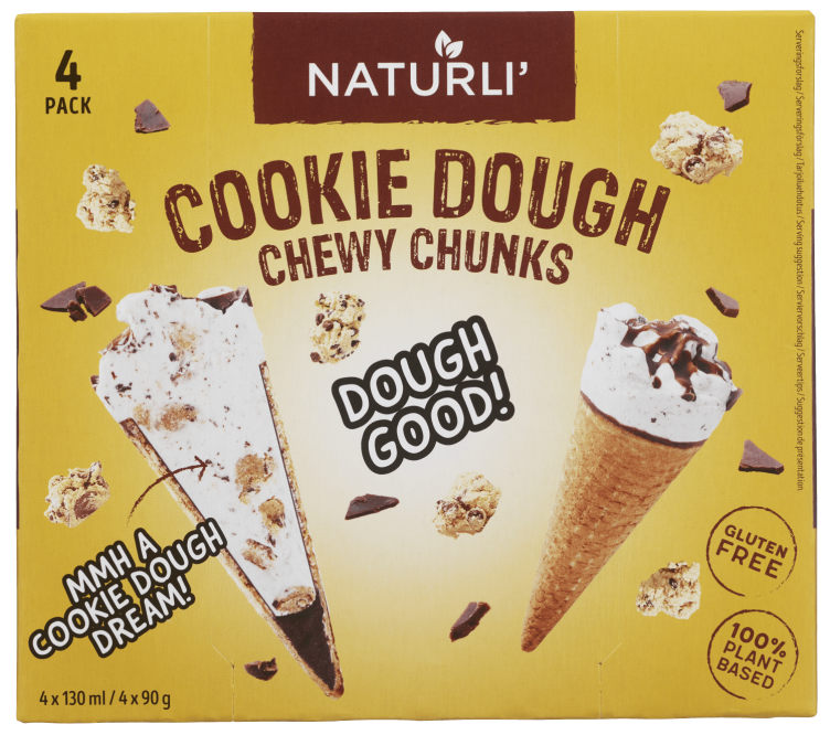 Product Image for Krone-Is Cookie Dough 4pk Naturli'
