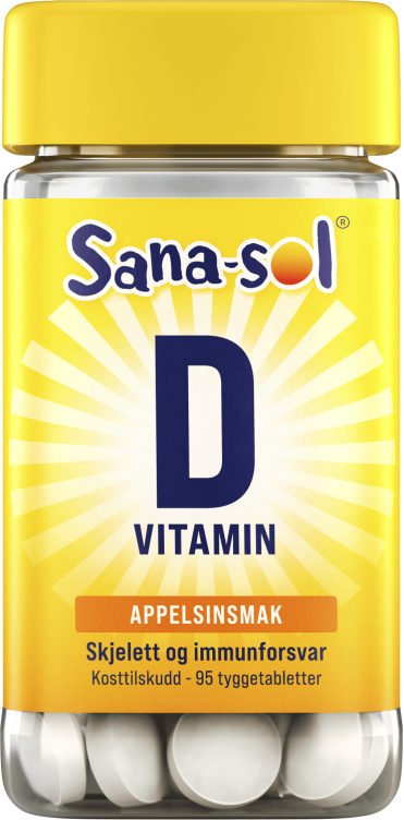 Product Image for D-Vitamin Appelsin 95stk Sana-Sol