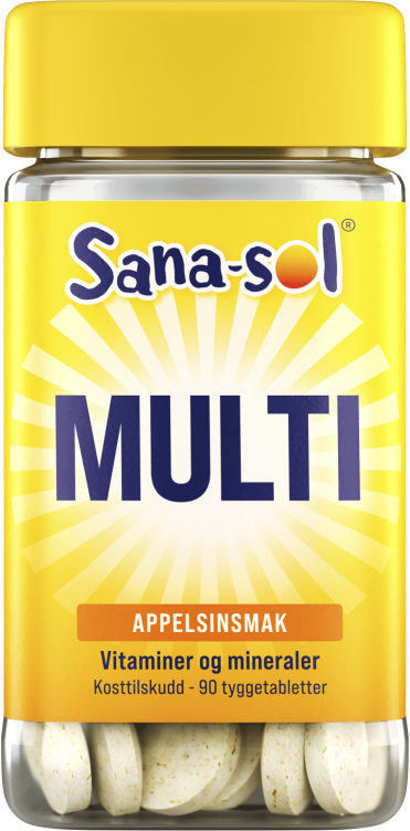 Product Image for Mulitvitamin Appelsin 90stk Sana-Sol