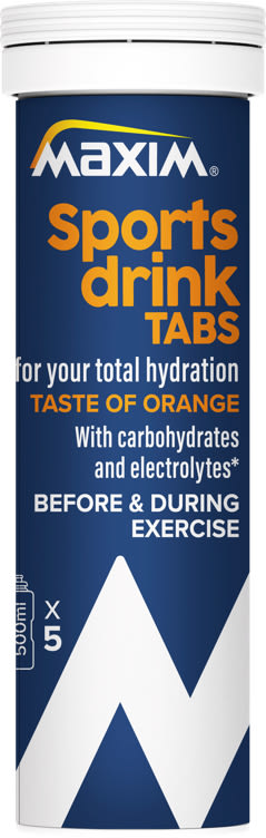 Product Image for Maxim Brusetablett Total Hydration Orange 100g