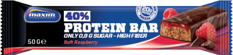 Maxim Proteinbar 40% Soft Raspberry 50g