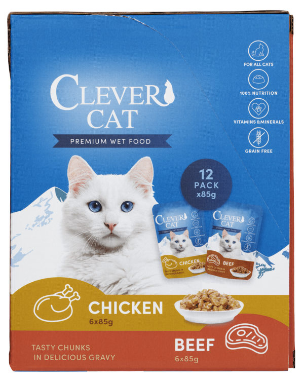 Product Image for Clever Cat Mix Poser 12x85g