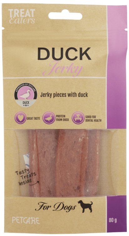 Hundesnacks Duck Jerky 80g Treateaters