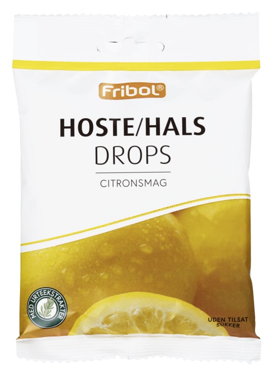 Product Image for Fribol Hoste/Hals Drops Sitron Sukkerfri 40g
