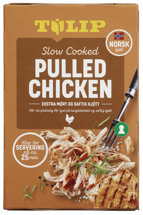 Pulled Chicken Slow Cooked 400g Tulip