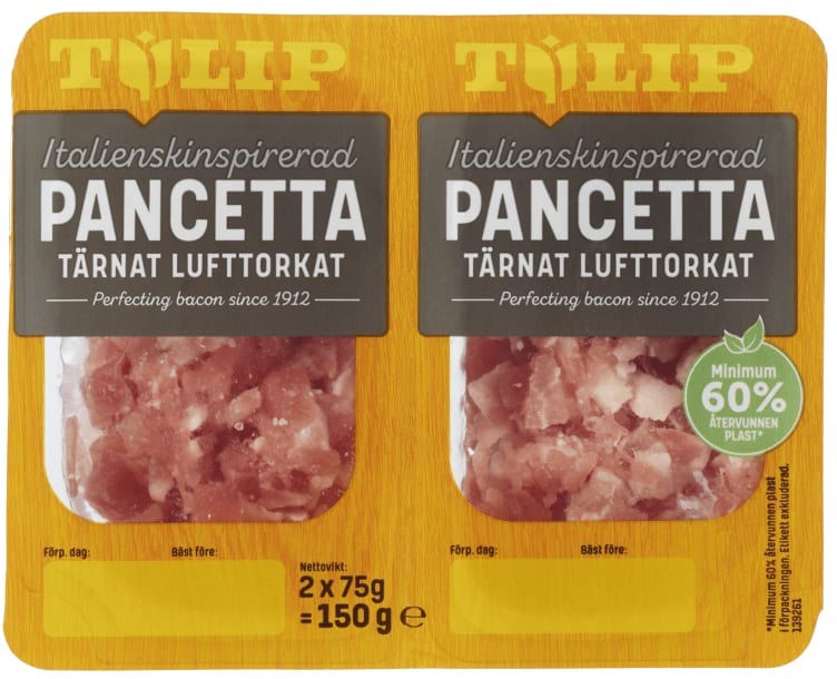 Bilde av Pancetta Terning 2x75g Lufttørket Tulip