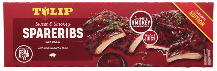 Product Image for Spareribs Sweet&Smokey 500g Tulip