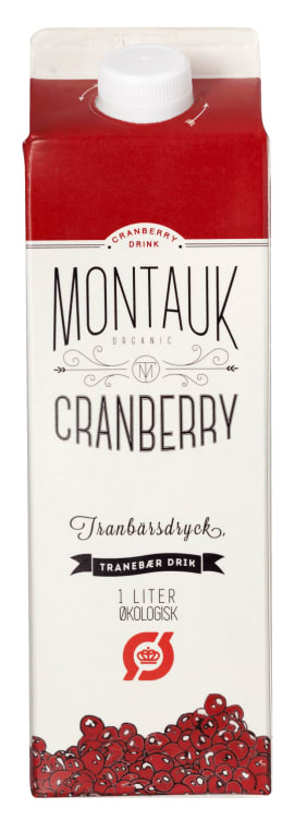 Cranberry Drikk Økologisk 1l Montauk