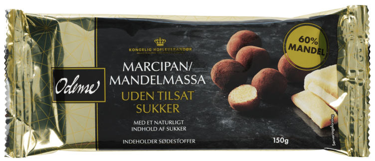 Marsipan u/Tilsatt Sukker 150g Odense