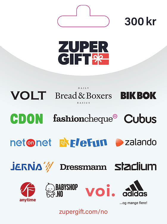 Zupergift Giftcard Kr 300