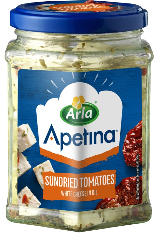 Apetina Ost Soltørket Tomat 265g Arla