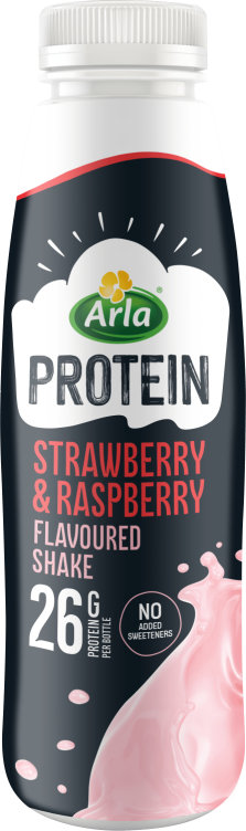 Product Image for Protein Drikk Jordbær&Bringebær 500g Arla