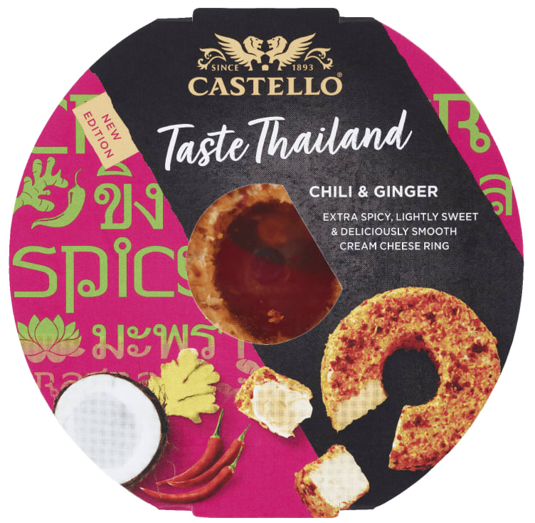 Castello Kremost Chili&Ingefær 125g