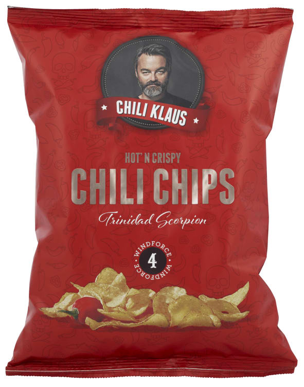 Chips Vindstyrke 4 150g Chili Klaus