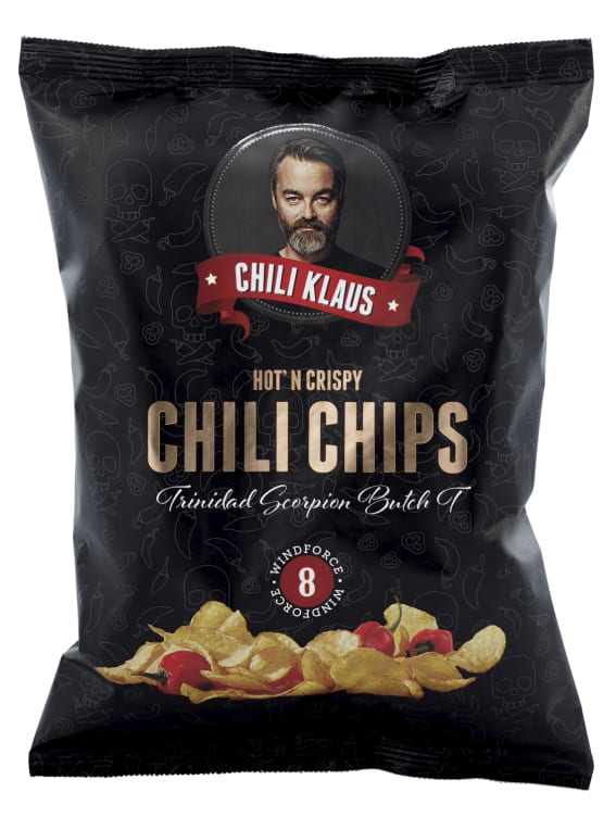 Chips Vindstyrke 8 150g Chili Klaus