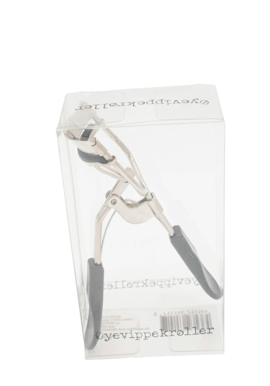Øyevippekrøller Stål m/Svart Håndtak