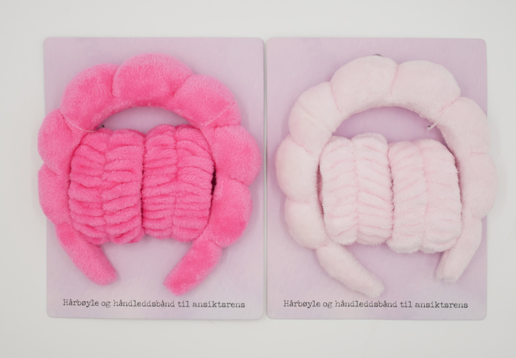 Product Image for Hårbøyle /Håndleddsbånd Lys Rosa/Rosa