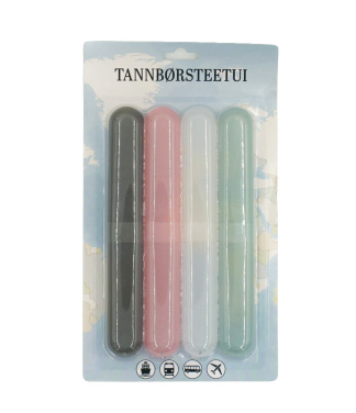 Tannbørsteetui 4pk