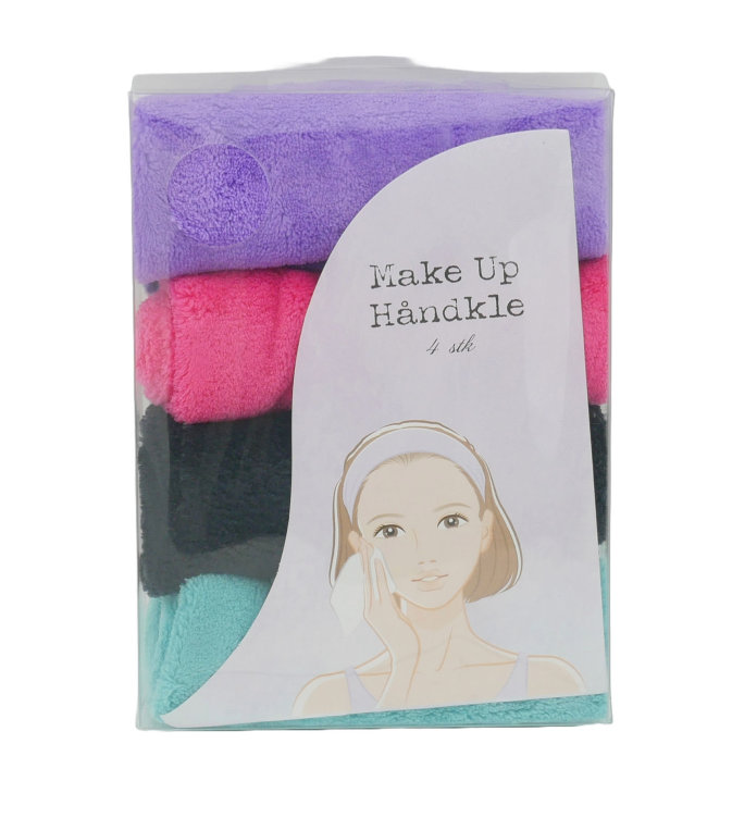 Make Up Håndkle 4stk 100% Polyester