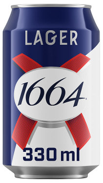 Kronenbourg 1664 Lager 0,33l boks