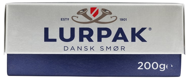 Smør i Eske 200g Lurpak