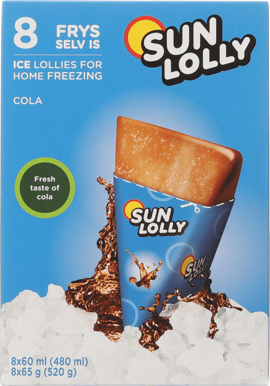 Sun Lolly Cola 8stk