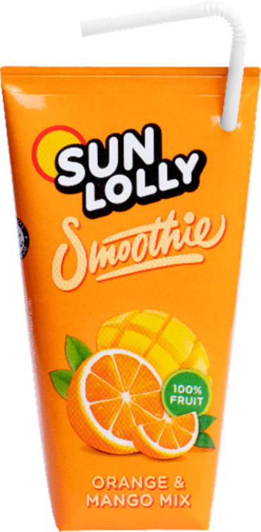 Sun Lolly Smoothie Orange/Mango 4x180ml