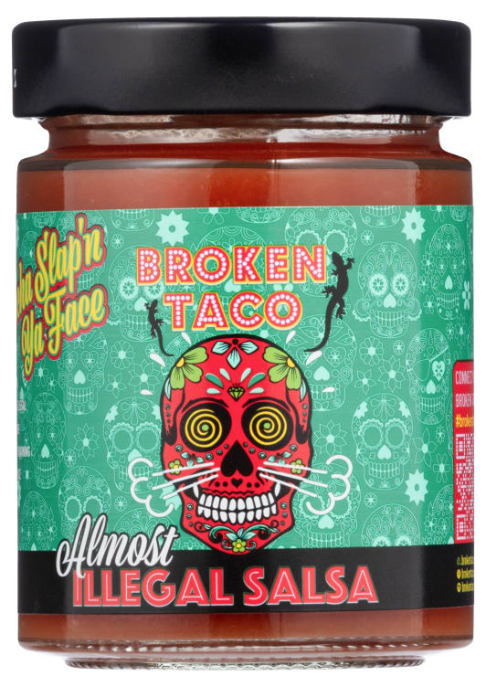 Product Image for Almost Illegal Salsa 240g Broken Taco