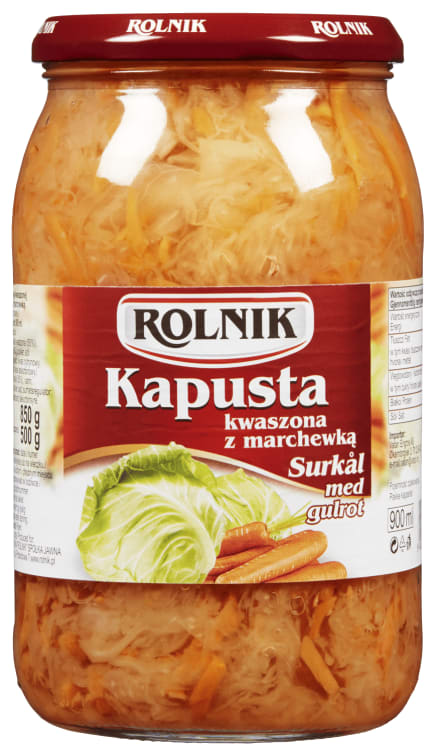 Rolnik Surkål med Gulrøtter 900ml