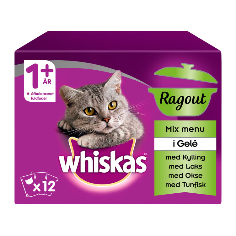 Whiskas Ragout Mixed Menu 12x85g