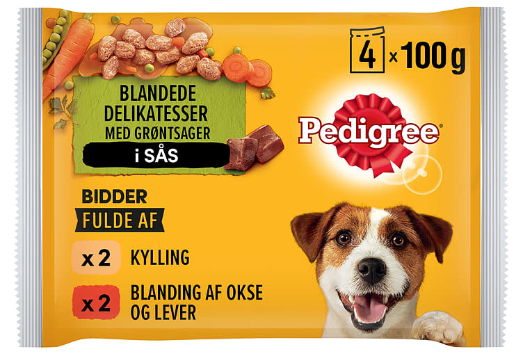 Pedigree Pouch Beef 4x100g