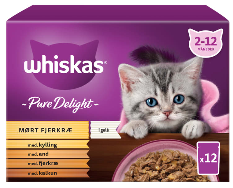 Product Image for Whiskas Junior Pure Delight 12x85g