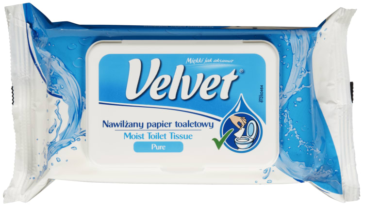 Toalettpapir Fuktet Papir 42stk Velvet
