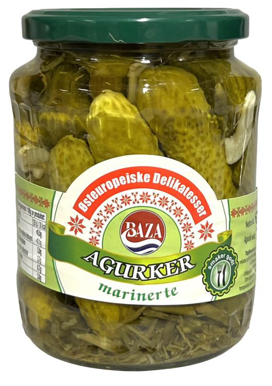 Agurk Marinert 670g Baza