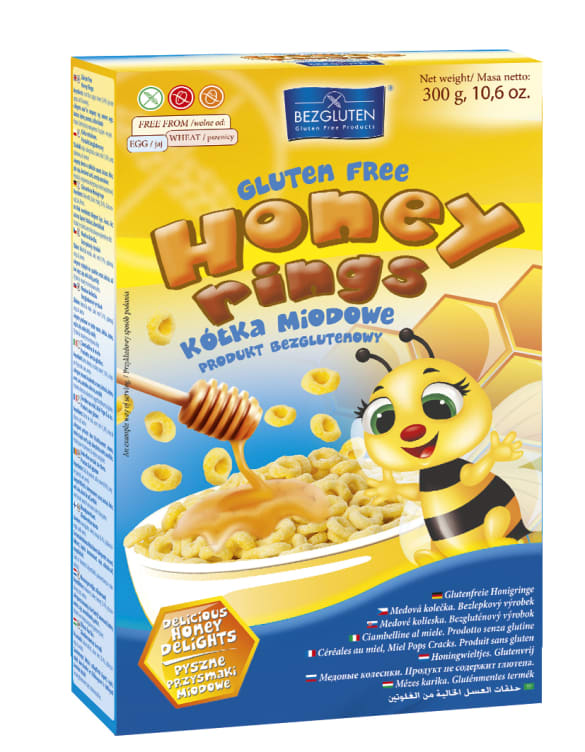 Honey Rings glutenfri 300g Bezgluten