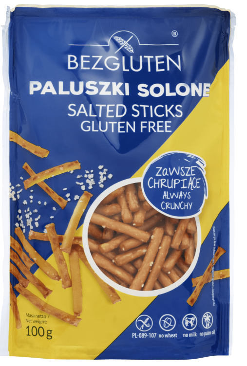 Pretzel Sticks Salte Gl.Fri 100g Bezglute