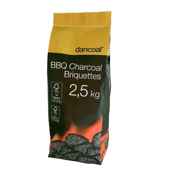 Grillbriketter 2,5kg Dancoal