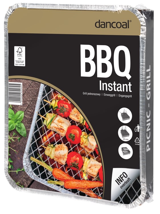 Engangsgrill Instant Bbq Small Dancoal