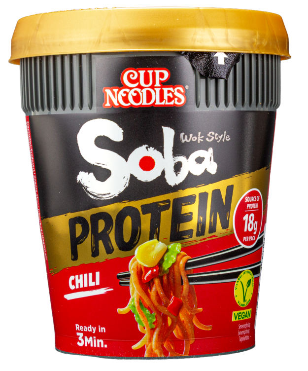 Nudler i Kopp Soba Protein Chili 93g Nissin