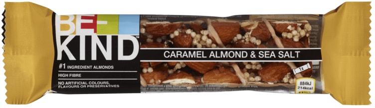 Be-Kind Bar Caramel Almond&Seasalt 40g