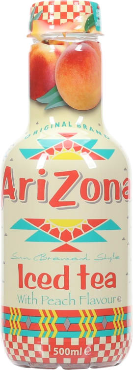 Arizona Iced Tea Peach 0,5l flaske