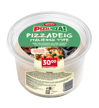 Pizzadeig Italiensk Type Meny