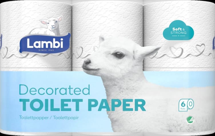 Toalettpapir 6rl Decor Lambi